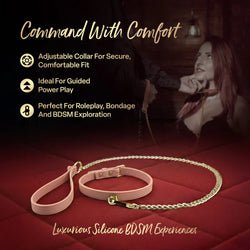 Temptasia Ardor Collar and Leash Pink