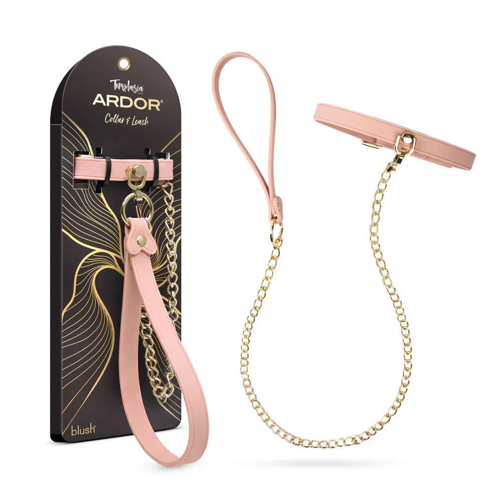 Temptasia Ardor Collar and Leash Pink