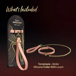 Temptasia Ardor Collar and Leash Pink
