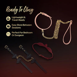 Temptasia Ardor Collar and Leash Pink