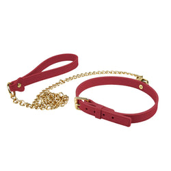 Temptasia Ardor Collar and Leash Red