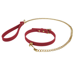 Temptasia Ardor Collar and Leash Red