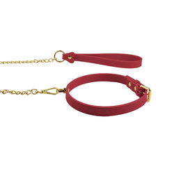 Temptasia Ardor Collar and Leash Red