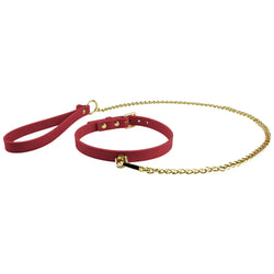 Temptasia Ardor Collar and Leash Red