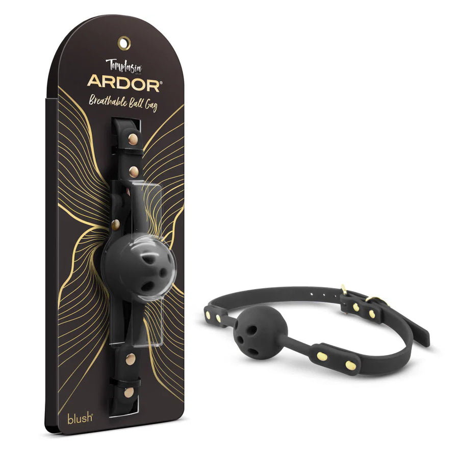 Temptasia Ardor Breathable Ball Gag Black