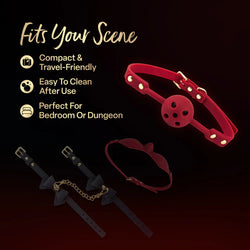 Temptasia Ardor Breathable Ball Gag Red