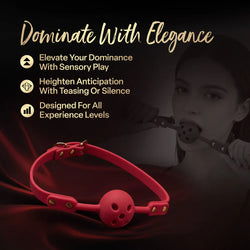 Temptasia Ardor Breathable Ball Gag Red