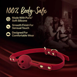Temptasia Ardor Breathable Ball Gag Red