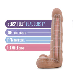 Au Naturel Suave Latin Dildo 7"