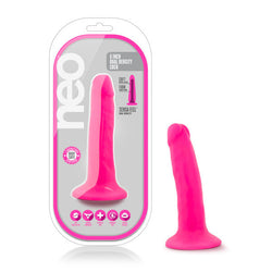 Neo Dual Density Cock Neon Pink 6"