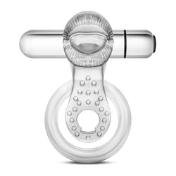 Stay Hard Vibrating Tongue Ring Clear