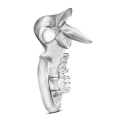 Stay Hard Vibrating Tongue Ring Clear