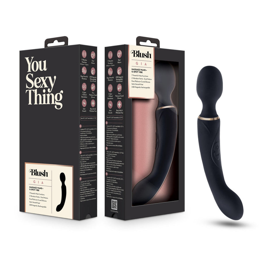 Blush Gia Vibrator Black