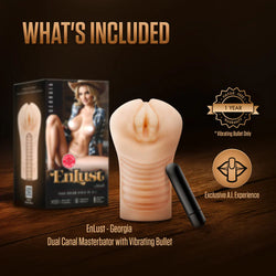 EnLust Georgia Male Masturbator with Bullet