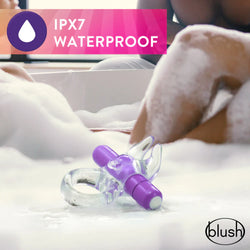 Play With Me Bull Vibrating C-Ring Purple