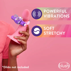Play With Me Bull Vibrating C-Ring Purple