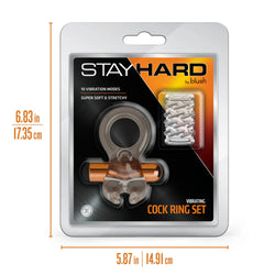 Stay Hard Vibrating Cock Ring & Sleeve Pink