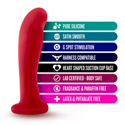 Temptasia Jezebel Vibrator Crimson 6"