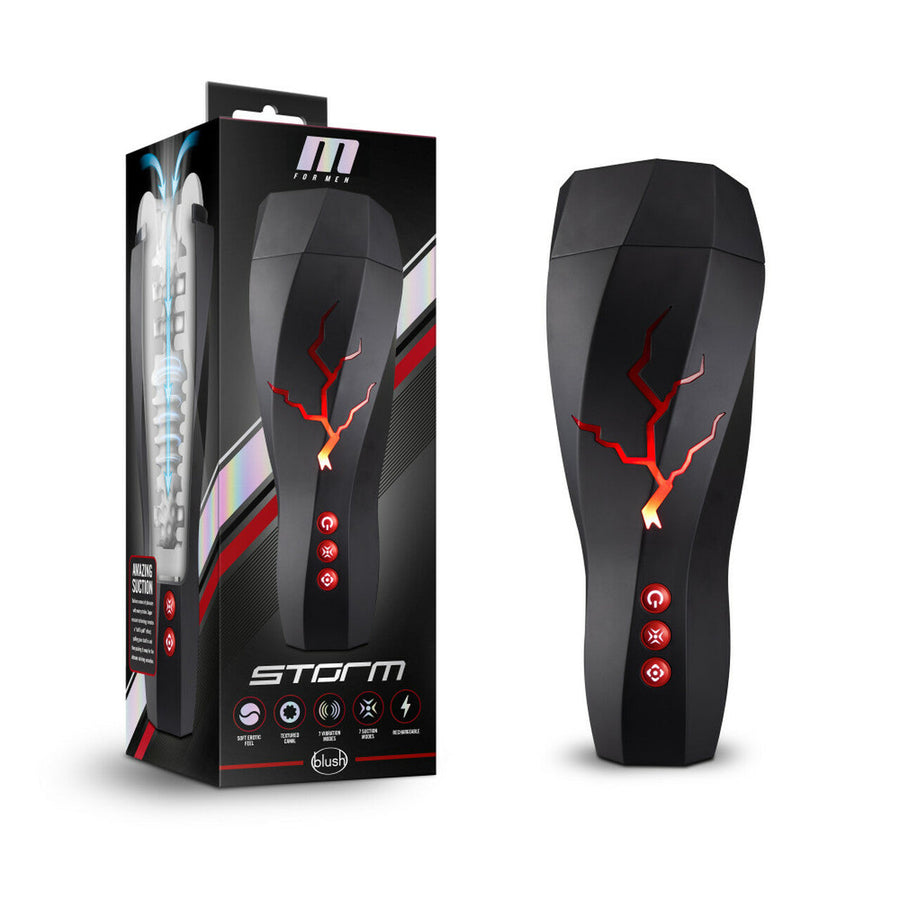 M for Men Storm Masturbator White