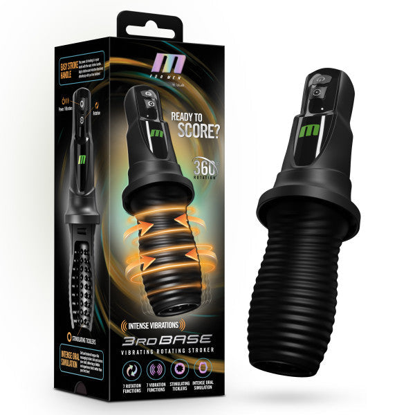 M for Men 3rd Base Masturbator Black