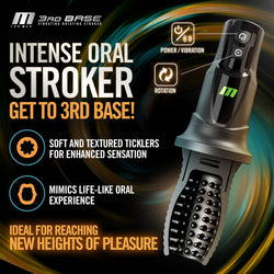 M for Men 3rd Base Masturbator Black