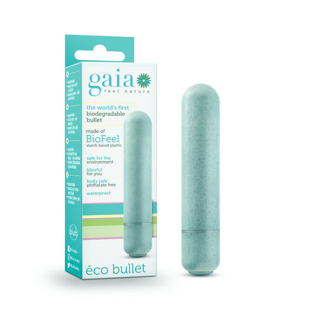 Gaia Eco Bullet Vibrator Aqua