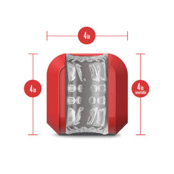 M for Men SlamBox Masturbator Red