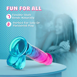 B Yours Candy Colored Dildo 6.75 inch