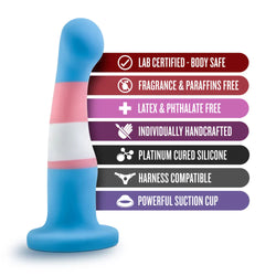 Avant Pride P2 True Blue Dildo 6"