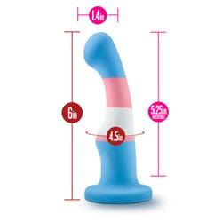 Avant Pride P2 True Blue Dildo 6"