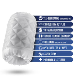 Rize Reakt Self-Lubricating Stroker White