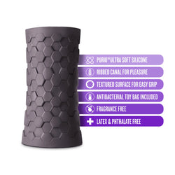 M Elite Platinum Hekx Stroker Black