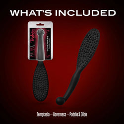 Temptasia Governess Paddle Black