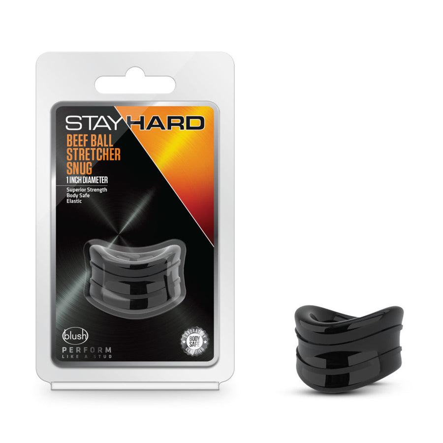 Stay Hard Snug Ball Stretcher Black