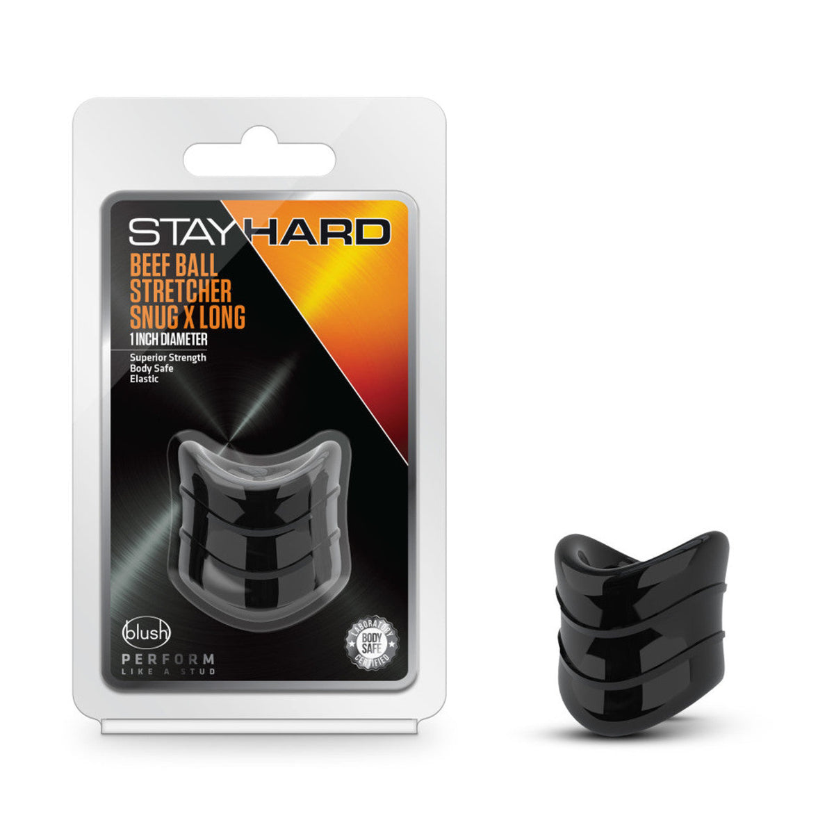Stay Hard Snug Ball Stretcher XL Black