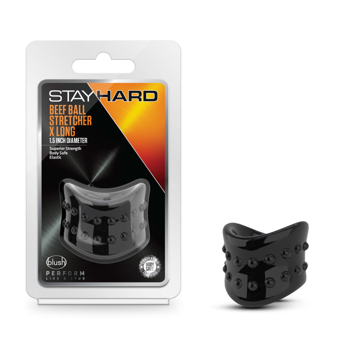 Stay Hard Beef Ball Stretcher XL Black