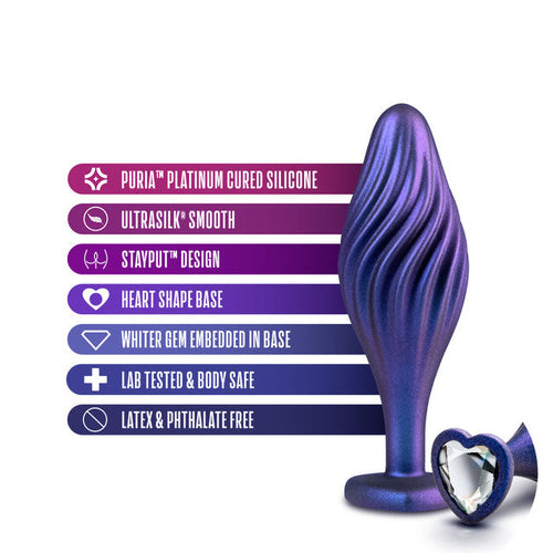 Anal Adventures Swirling Bling Sapphire