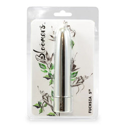 Bloomers Fuchsia Silver Vibrator 5 inch