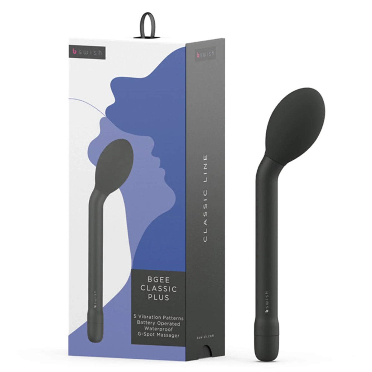 BGEE Classic Plus 8" G-Spot Vibe Black