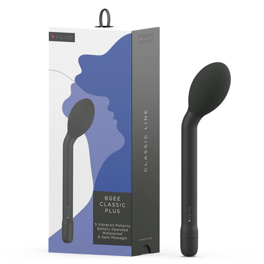 BGEE Classic Plus 8" G-Spot Vibe Black