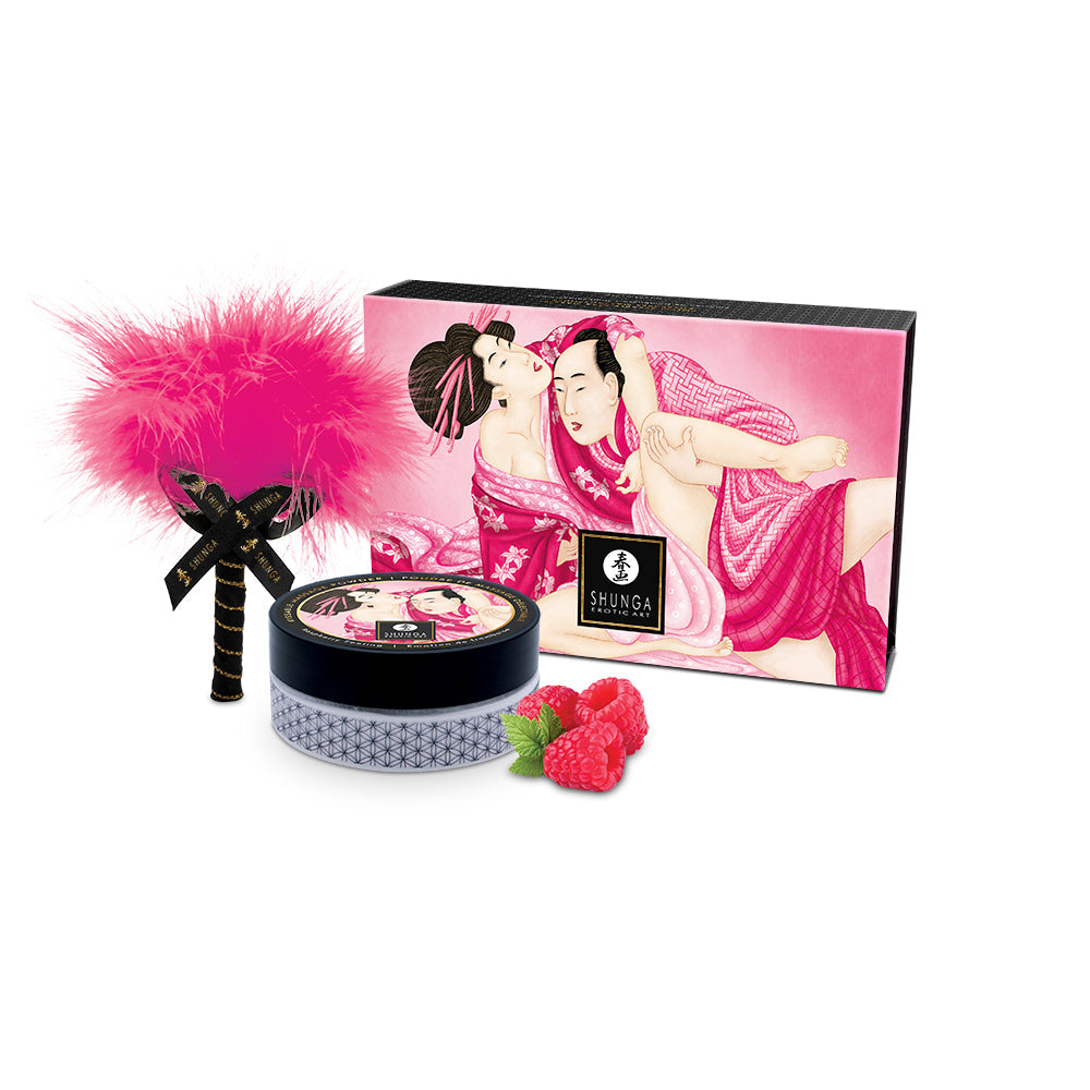 Shunga Kissable Massage Powder Raspberry 2.65oz