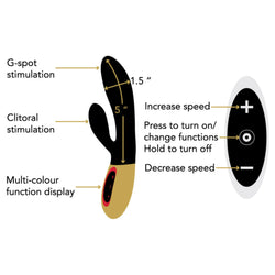 Buzzy Gold Series Auri Rabbit Vibrator
