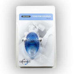 Connect Zing Vibrating Cock Ring Blue