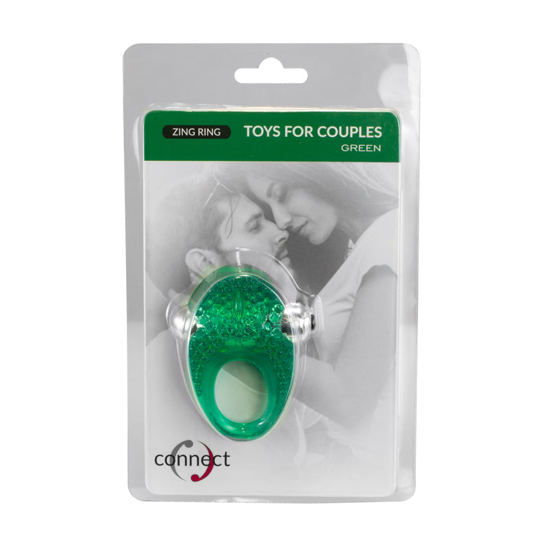 Connect Zing Vibrating Cock Ring Green