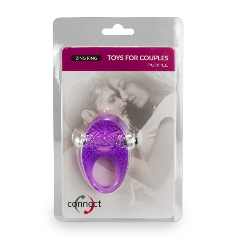 Connect Zing Vibrating Cock Ring Purple