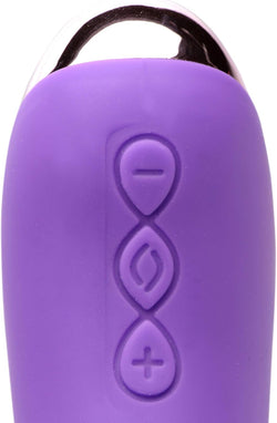 Gossip 50X Silicone Beaded Vibrator Purple
