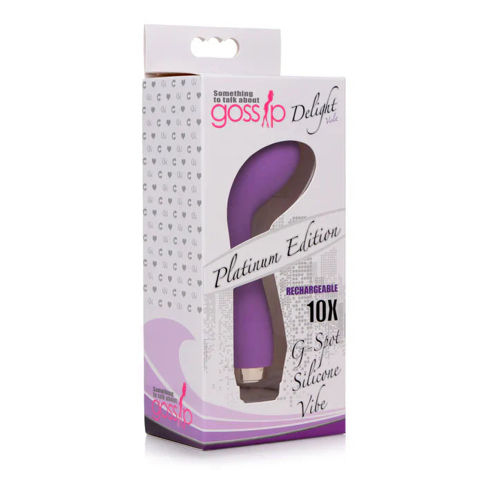 10X Delight G-Spot Silicone Vibe Purple