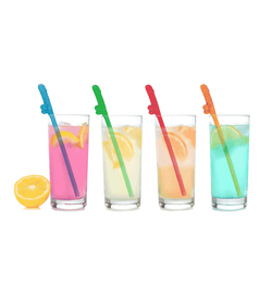 Super Fun Penis Multicolor Straws 8-Pack