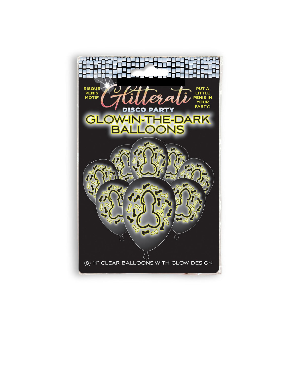 Glitterati Disco Glow Balloons