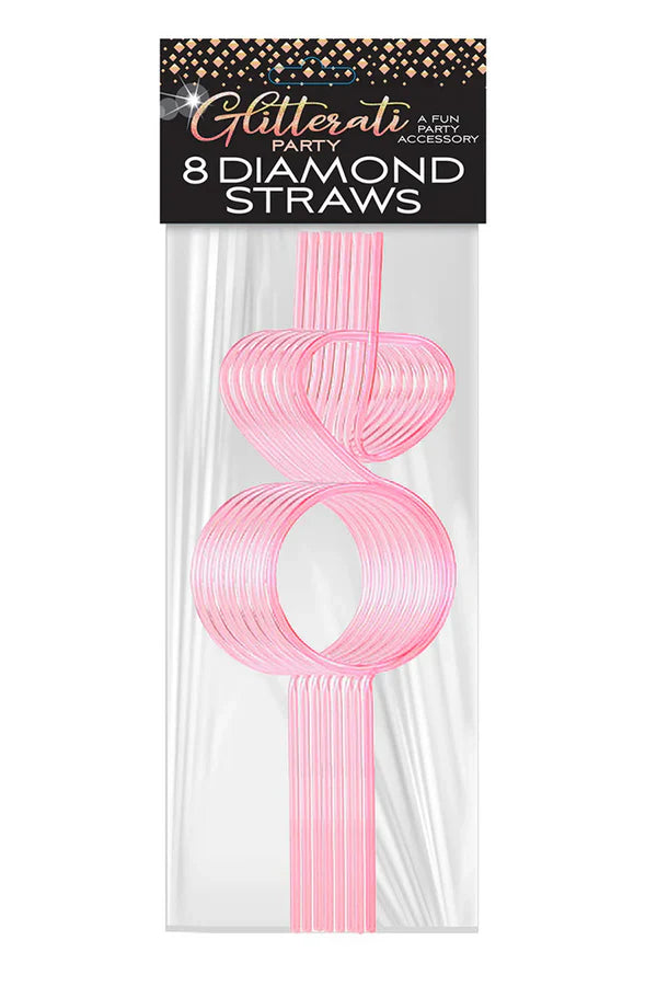 Glitterati Diamond Straw Set 8 Pieces